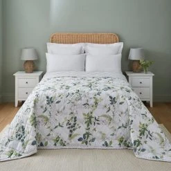 Promo 🌟 Dorma Dorma Botanical Garden 100% Cotton Bedspread ❤️