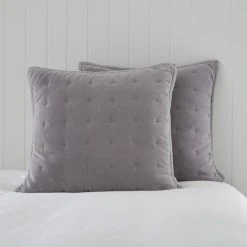 Best deal 🥰 Dorma Dorma Adeena Grey Continental Pillowcase ❤️