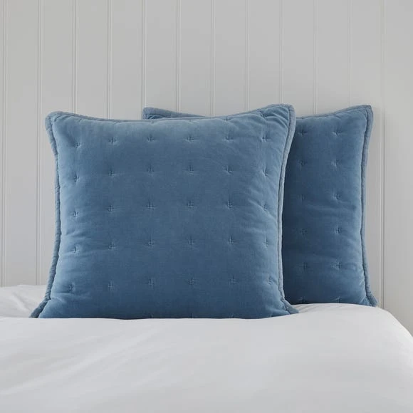Best Sale ⌛ Dorma Dorma Adeena Blue Continental Pillowcase 🥰 1 Best Sale ⌛ Dorma Dorma Adeena Blue Continental Pillowcase 🥰