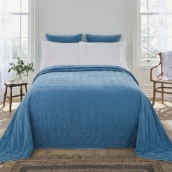 Best Sale 🎉 Dorma Dorma Adeena Blue Bedspread ✨