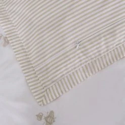 Buy ✨ Dorma Dorma Bee Embroidery 100% Cotton Oxford Pillowcase Pair ✔️ -Dunelm Online Shop 30755637 alt02