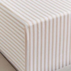 Brand new 🥰 Dorma Dorma Bee Collection Woven Stripe 100% Cotton Fitted Sheet ✨