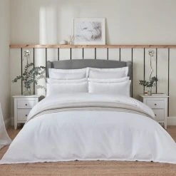 Coupon 🎁 Dorma Purity Dorma Purity Tetbury 100% Cotton Duvet Cover and Pillowcase Set 🧨