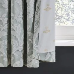 Budget 🔔 Dorma Dorma Florence Dusky Green Blackout Eyelet Curtains ❤️ -Dunelm Online Shop 30764025 alt06