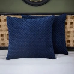 Best Pirce 🎁 Dorma Dorma Genevieve Navy Continental Square Pillowcase 🛒