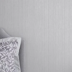 Hot Sale 👏 Dorma Dorma Plain Silver Wallpaper ✨ 9 Hot Sale 👏 Dorma Dorma Plain Silver Wallpaper ✨ -Dunelm Online Shop 30770436 alt03