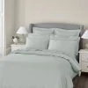 Best deal ⌛ Dorma Dorma 300 Thread Count 100% Cotton Sateen Grey Green Duvet Cover ⭐