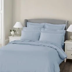 Best Pirce ✨ Dorma Dorma 300 Thread Count 100% Cotton Sateen Norfolk Blue Duvet Cover 🔥