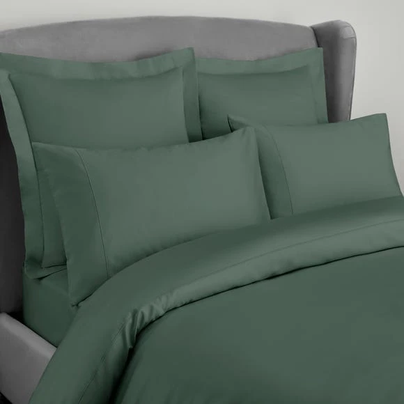 Cheapest 👍 Dorma Dorma 300 Thread Count 100% Cotton Sateen Mallard Green Duvet Cover 🔔 2 Cheapest 👍 Dorma Dorma 300 Thread Count 100% Cotton Sateen Mallard Green Duvet Cover 🔔 - Image 2