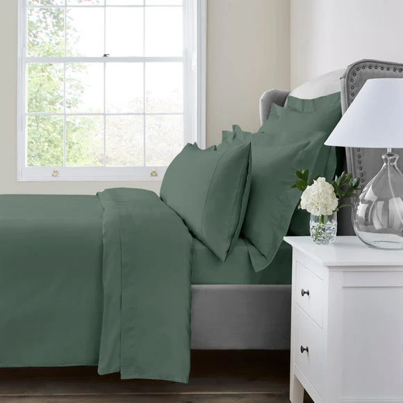 Cheapest 👍 Dorma Dorma 300 Thread Count 100% Cotton Sateen Mallard Green Duvet Cover 🔔 3 Cheapest 👍 Dorma Dorma 300 Thread Count 100% Cotton Sateen Mallard Green Duvet Cover 🔔 - Image 3