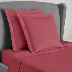 Buy 🥰 Dorma Dorma 300 Thread Count 100% Cotton Sateen Plain Continental Square Pillowcase ⌛