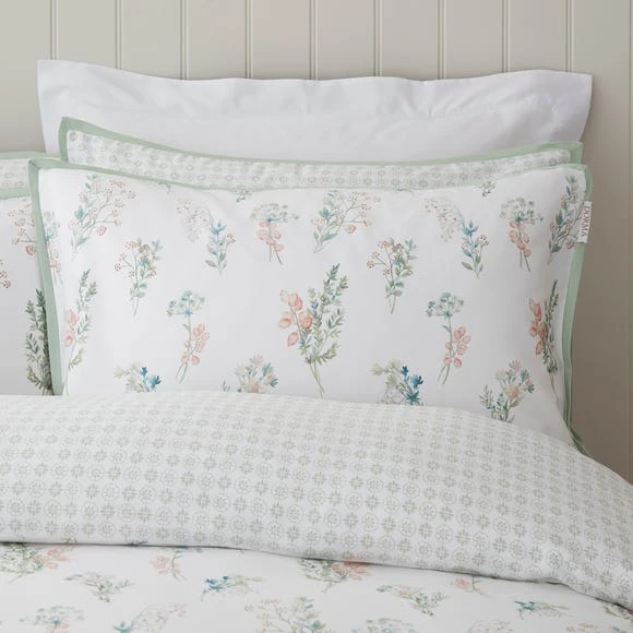 Budget 👍 Dorma Dorma Beatrice 100% Cotton Standard Pillowcase Pair 🎉 2 Budget 👍 Dorma Dorma Beatrice 100% Cotton Standard Pillowcase Pair 🎉 - Image 2