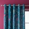 Outlet 😍 Dorma Dorma Winter Garden Teal Blackout Eyelet Curtains ⌛