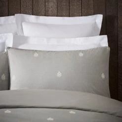 Best deal 🔥 Dorma Purity Dorma Purity Carro 100% Cotton Duvet Cover and Pillowcase Set ⌛ -Dunelm Online Shop 30772268 alt02