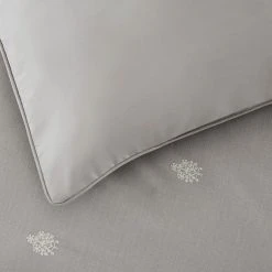 Best reviews of 🛒 Dorma Purity Dorma Purity Carro Embroidery 100% Cotton Standard Pillowcase Pair 🔥 -Dunelm Online Shop 30772269 alt02