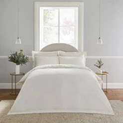 New 🤩 Dorma Dorma Tencel Ivory Duvet Cover ❤️