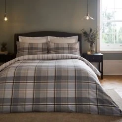 Coupon 😉 Dorma Dorma Heritage Check 100% Brushed Cotton Continental Pillowcase Set 🔔 -Dunelm Online Shop 30776066 alt03