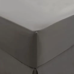 Best deal 👍 Dorma Dorma 300 Thread Count 100% Cotton Sateen Plain Fitted Sheet 🎉